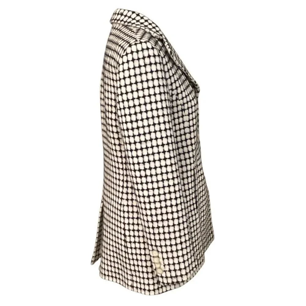 Ann Taylor Women’s Classic Checkered 3 Button Blazer